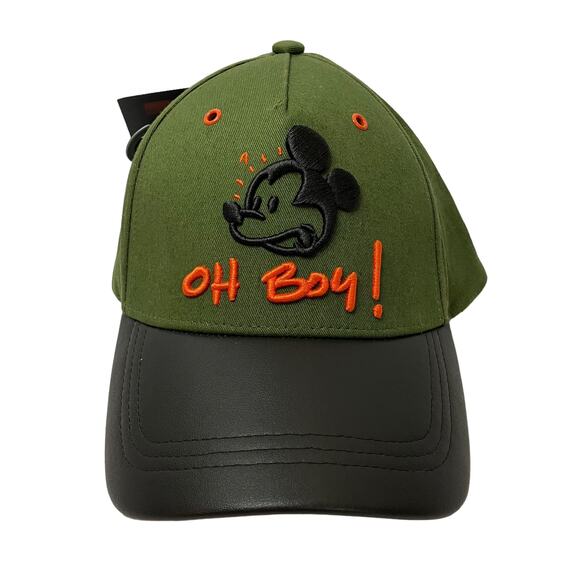 NWT Disney Artist Series Bret Iwan Mickey Mouse Oh Boy Baseball Hat - Picture 1 of 6